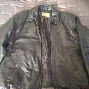Boston harbour leather jacket